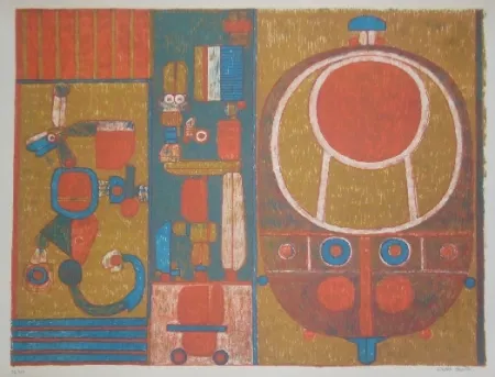 Lithograph Courtin - Vérité Cruelle d'un ancien jeu 