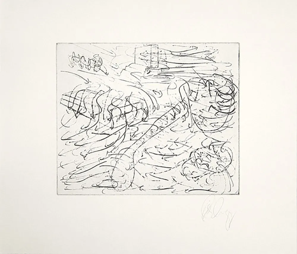 Etching Cragg - Wüste 