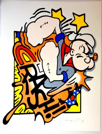 Screenprint Crash - Popeye