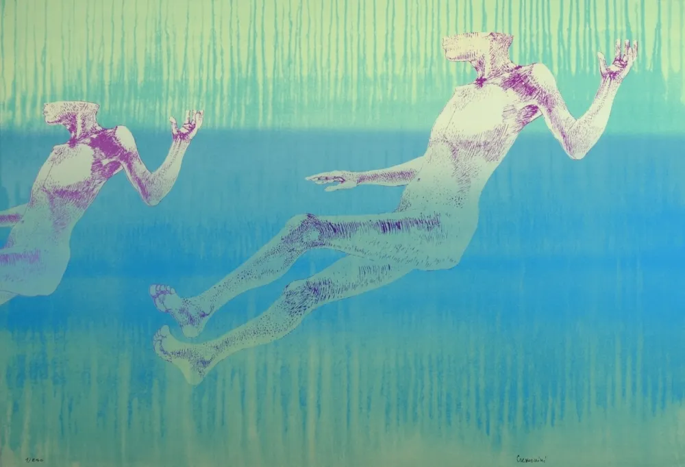 Screenprint Cremonini - Composition