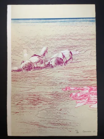 Lithograph Cremonini - La pelle al sole