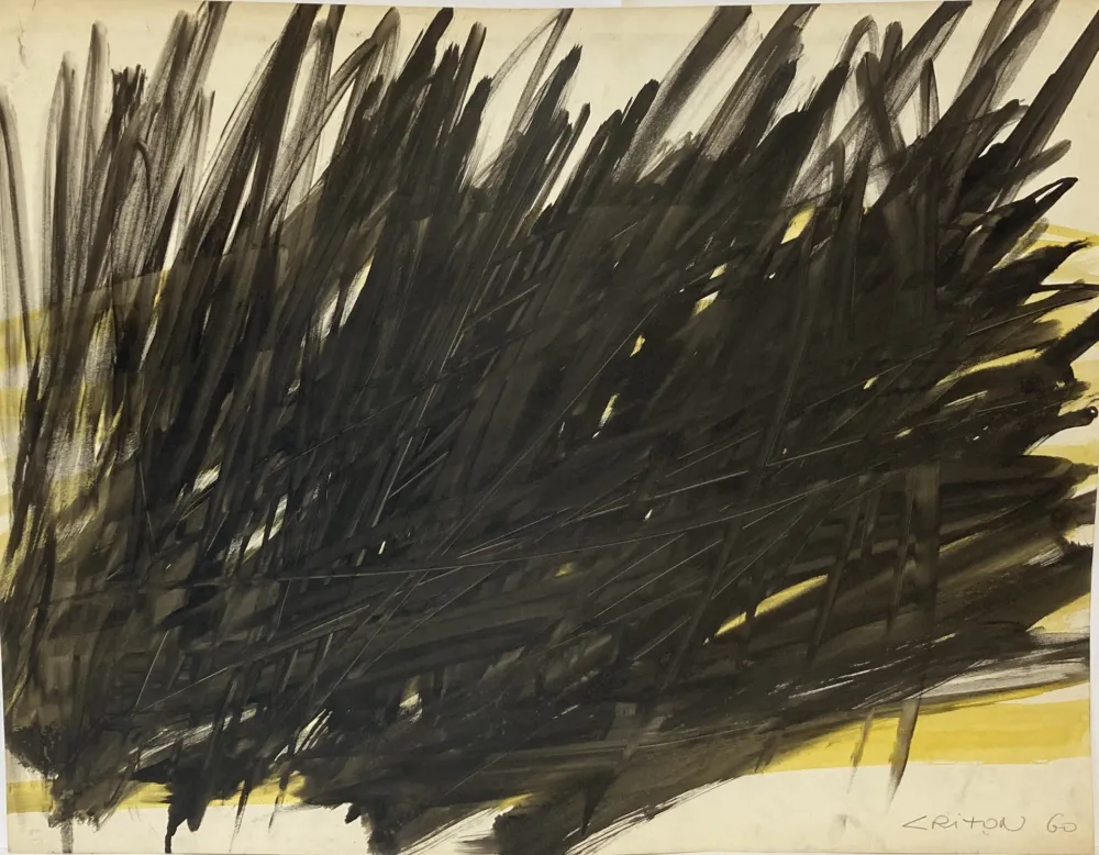 No Technical Criton - Jean Criton (1930-2022). Encre sur papier, 1960