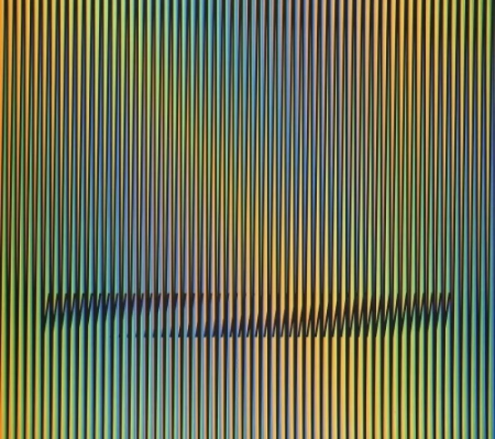 Lithograph Cruz-Diez - Caura-1	