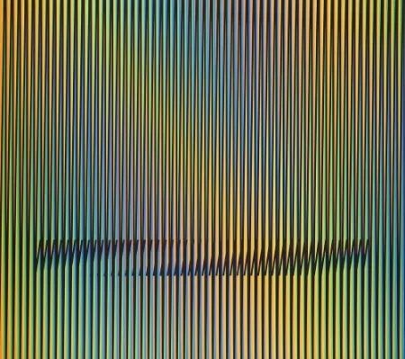 Lithograph Cruz-Diez - Caura-1	