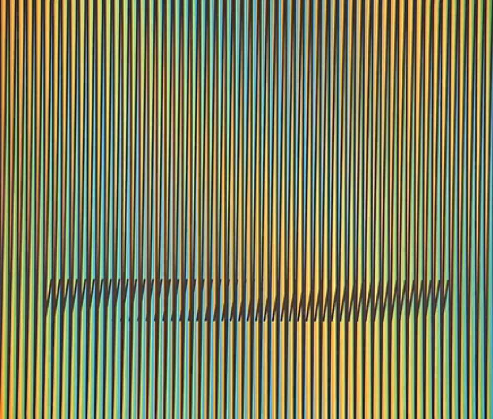 Lithograph Cruz-Diez - Caura-1