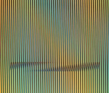 Lithograph Cruz-Diez - Caura-1