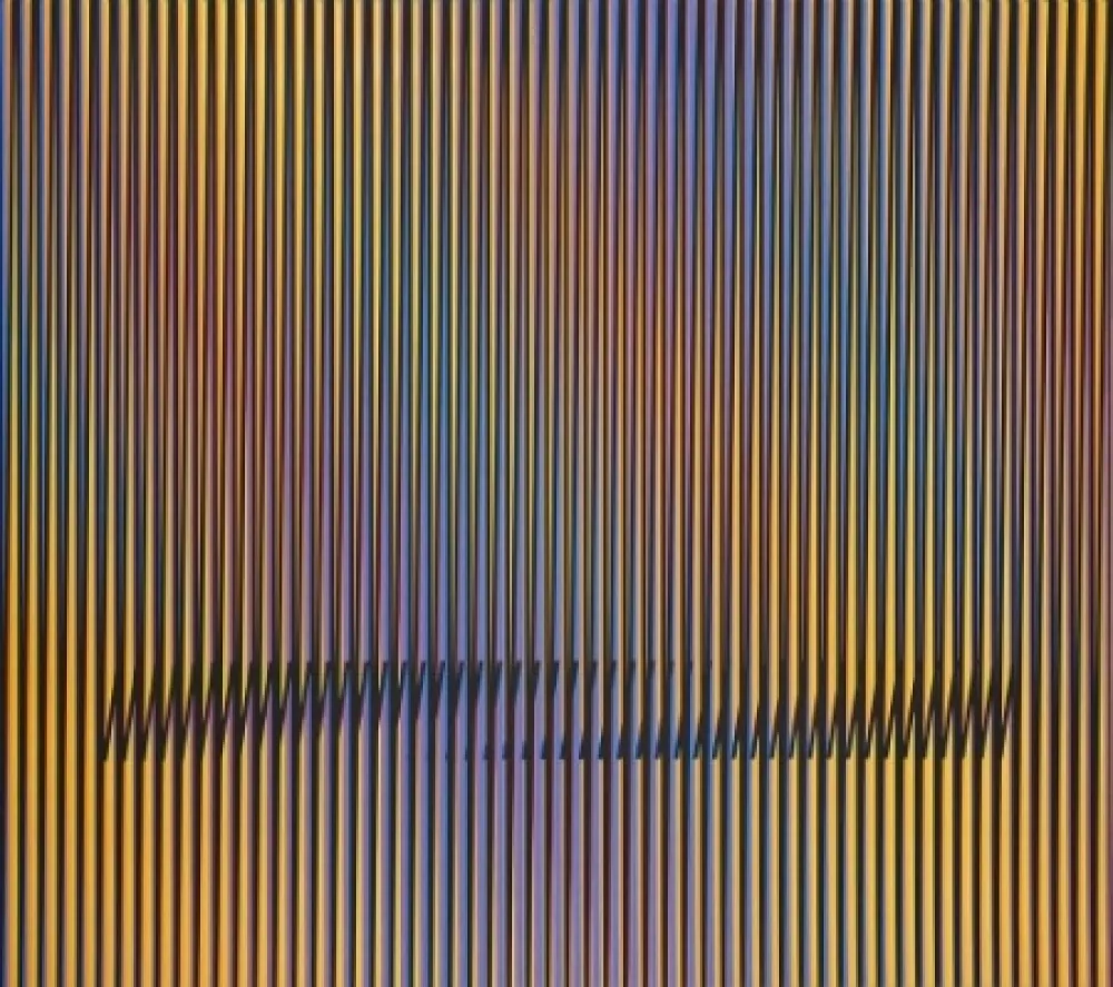 Lithograph Cruz-Diez - Caura-4