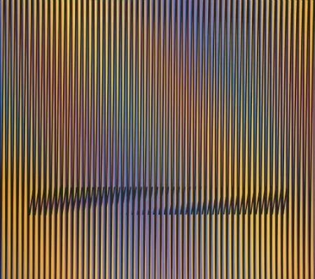 Lithograph Cruz-Diez - Caura-4