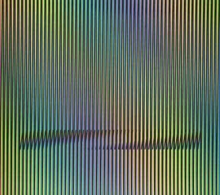 Lithograph Cruz-Diez - Caura-7	