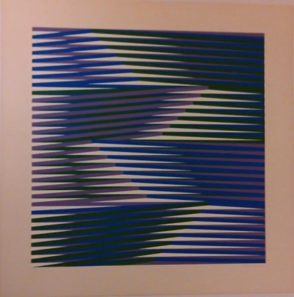 Screenprint Cruz-Diez - Composition 