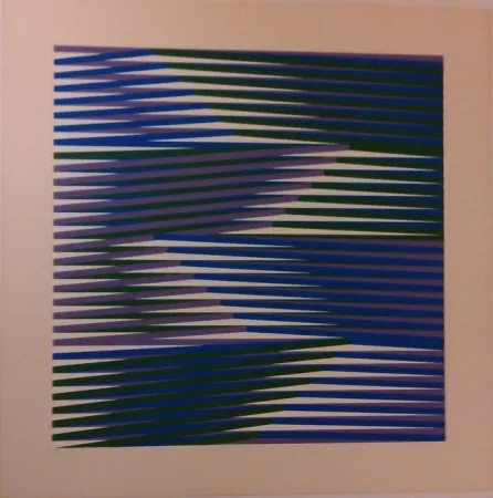 Screenprint Cruz-Diez - Composition 