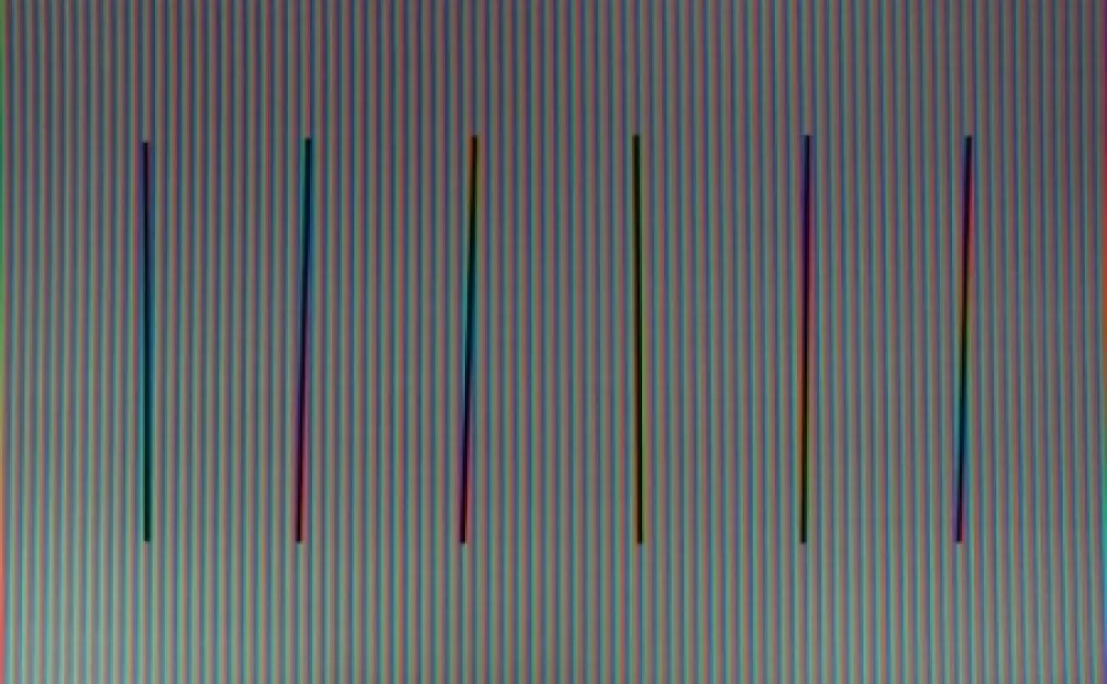 Lithograph Cruz-Diez - Couleur à l'Espace Jerez	