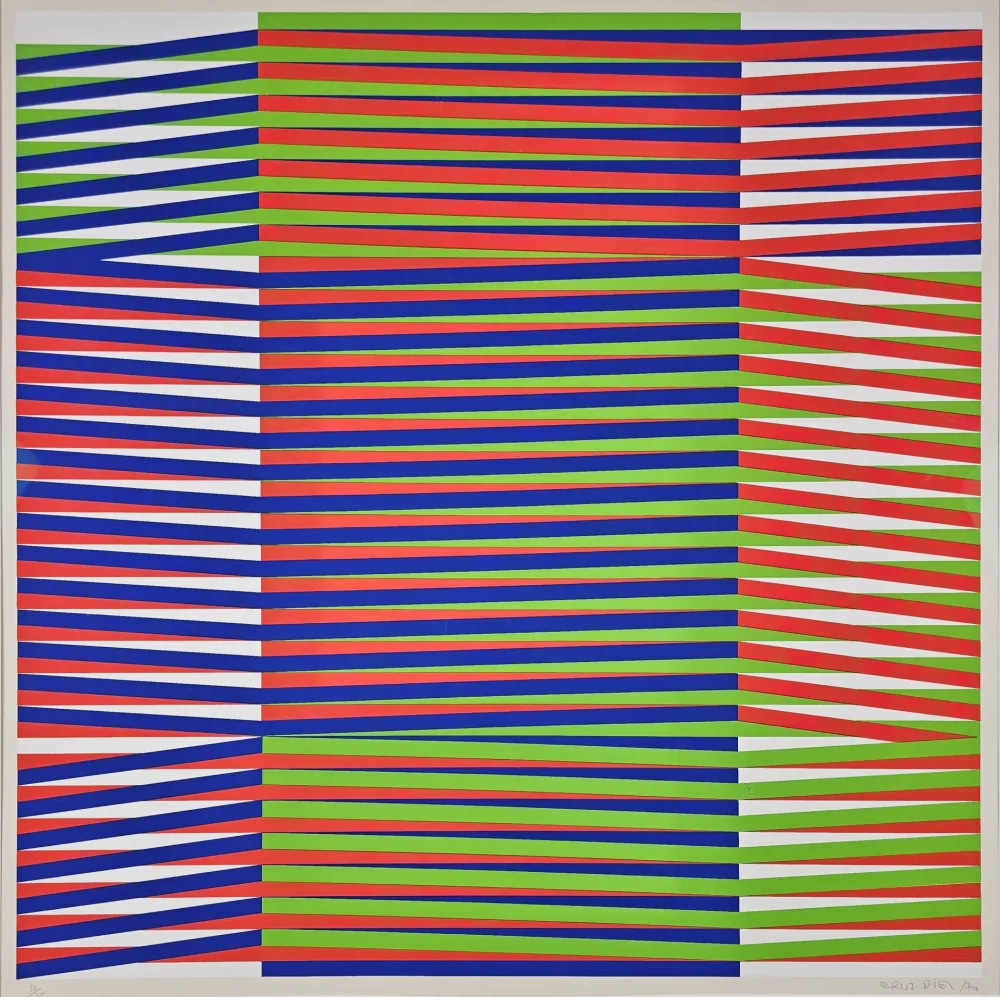 Screenprint Cruz-Diez - Couleur Additive. No 8