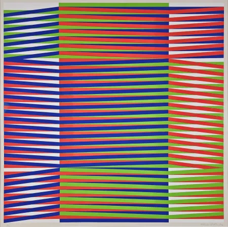 Screenprint Cruz-Diez - Couleur Additive. No 8