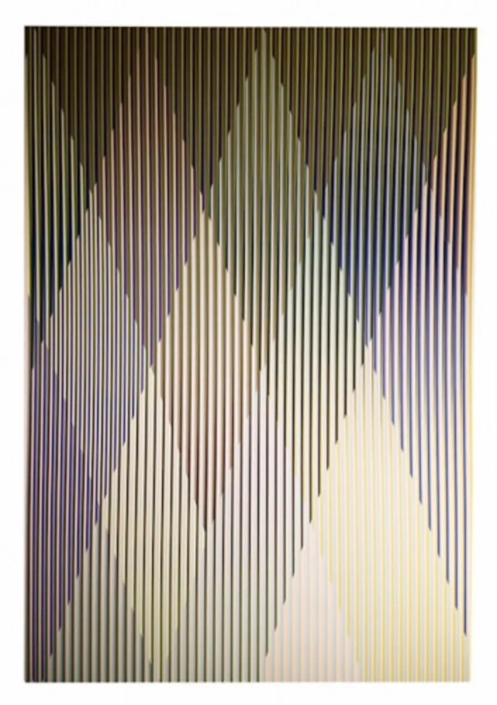 Screenprint Cruz-Diez - Couleur additive perseus 3