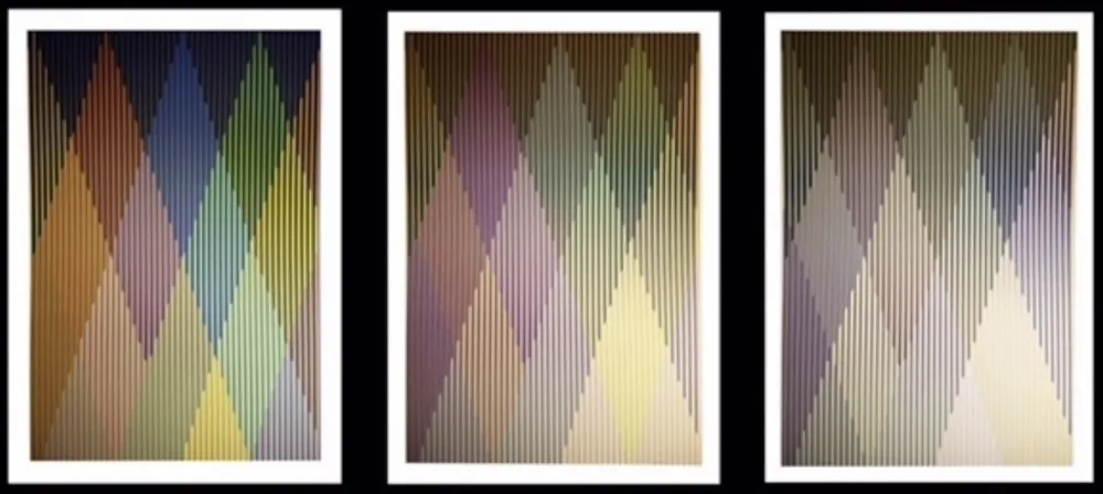 Screenprint Cruz-Diez - Couleur Additive Perseus, Portfolio of 3