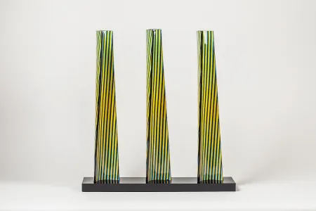 Ceramic Cruz-Diez - Cromovela Tryptich 20