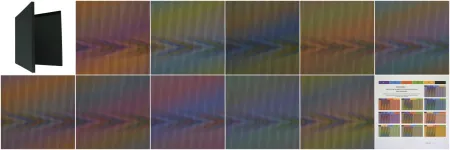 Lithograph Cruz-Diez - Inducción cromática a doble frecuencia, Kamarata