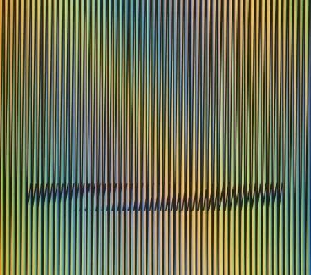 Lithograph Cruz-Diez - Serie Caura - 1