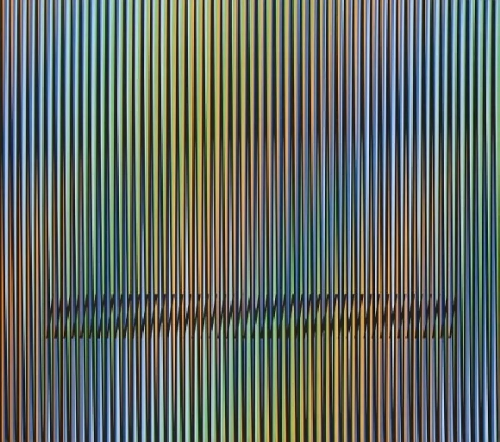 Lithograph Cruz-Diez - Serie Caura - 14