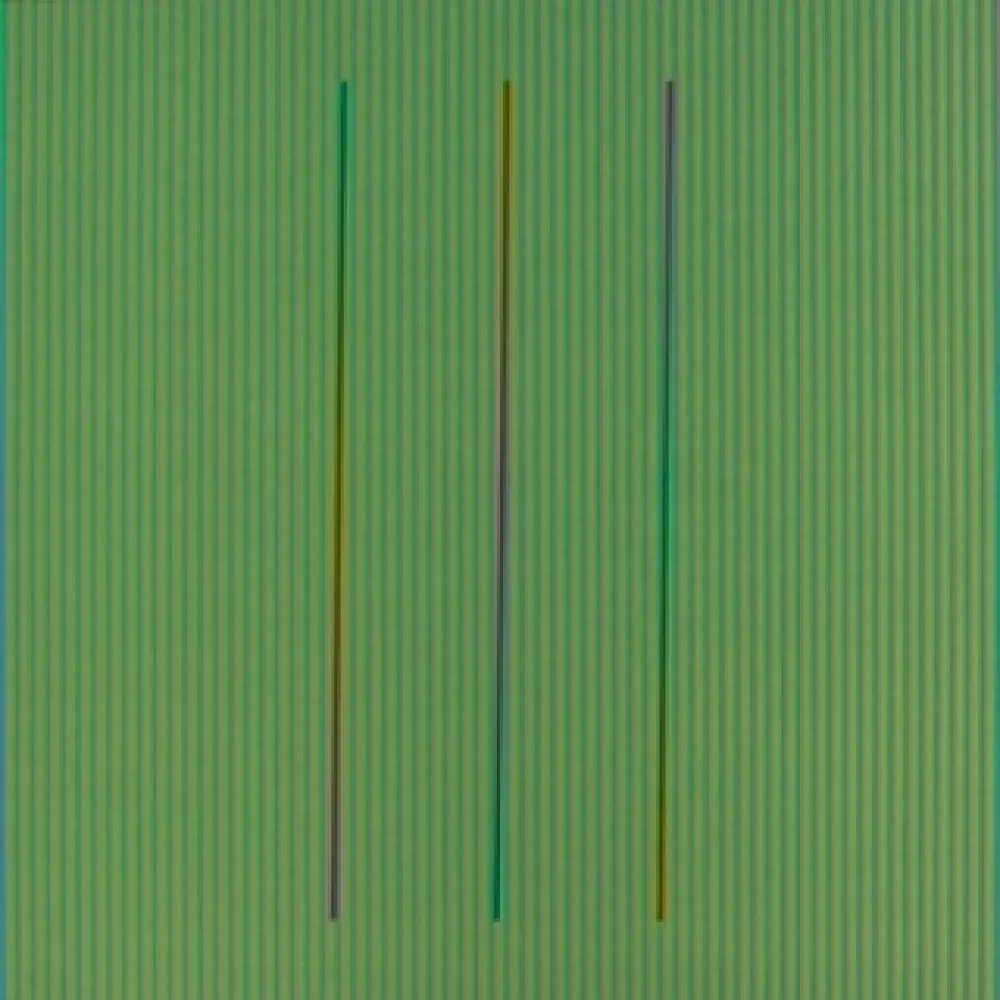 Lithograph Cruz-Diez - Serie Semana - Sábado	