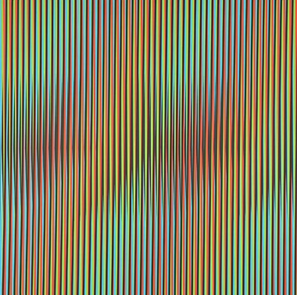 Lithograph Cruz-Diez - Viernes