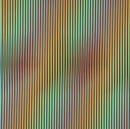 Lithograph Cruz-Diez - Viernes