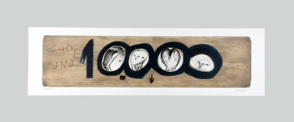 Etching And Aquatint Cucchi - Diecimila