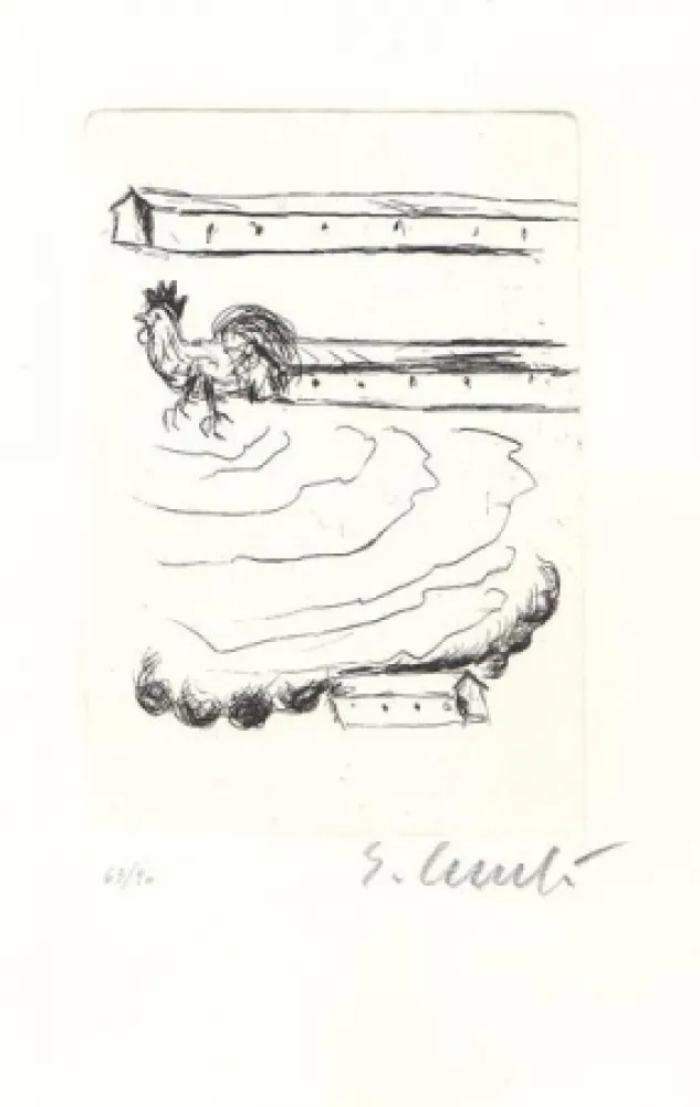 Engraving Cucchi - Senza titolo