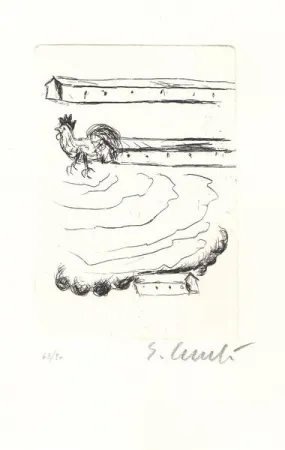 Engraving Cucchi - Senza titolo