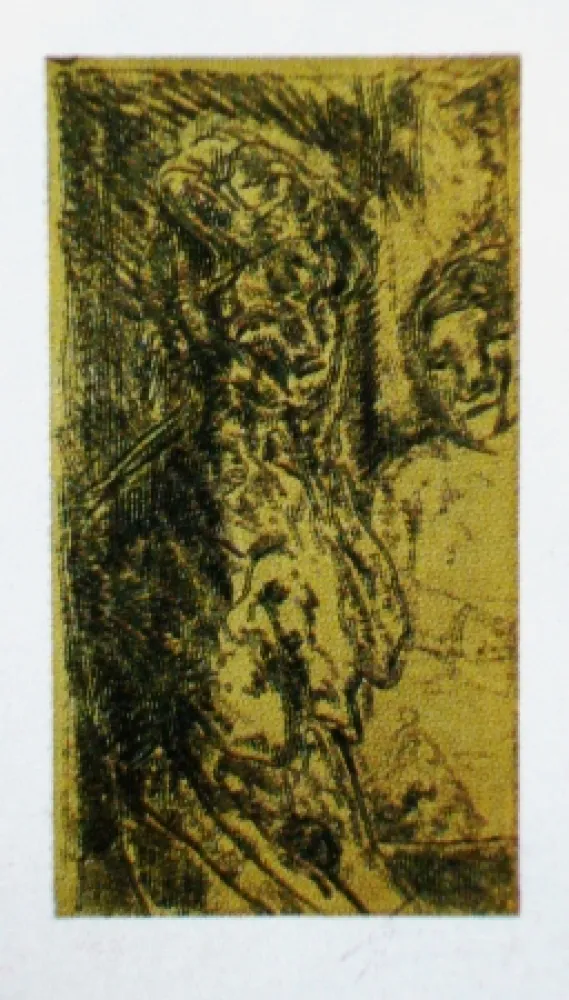 Etching And Aquatint Cuevas - Autorretrato