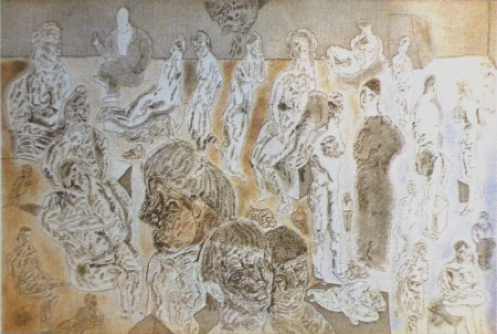 Etching And Aquatint Cuevas - Barrio chino I