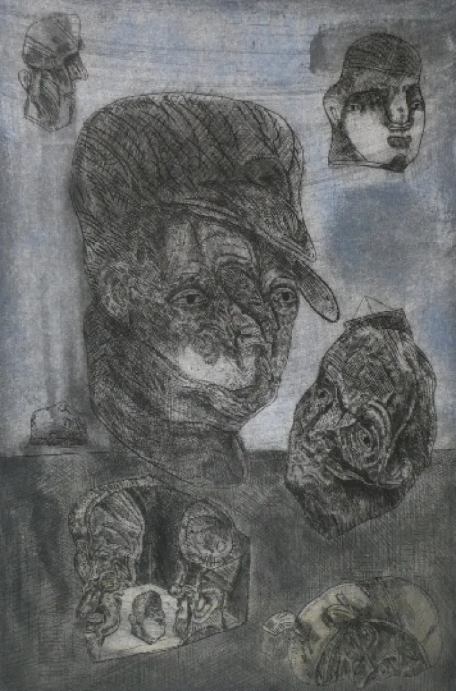 Etching And Aquatint Cuevas - Desperdicios de guerra