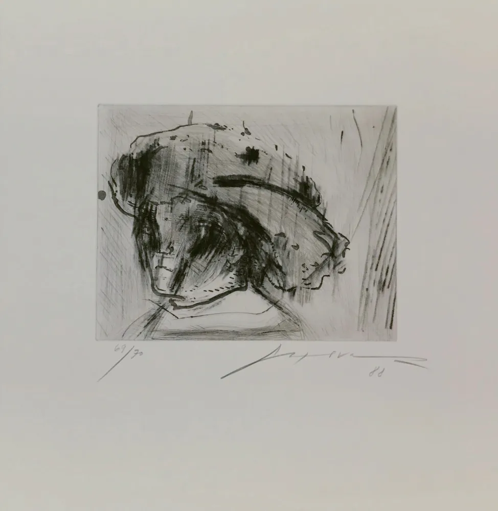 Etching Cuevas - REMBRANDT AS A CHILD