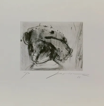 Etching Cuevas - REMBRANDT AS A CHILD