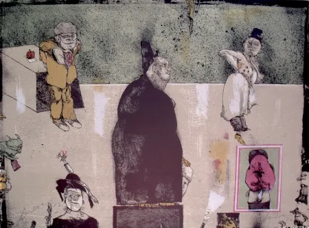 Lithograph Cuevas - Sans Titre