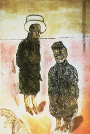 Etching And Aquatint Cuevas - Travestistas