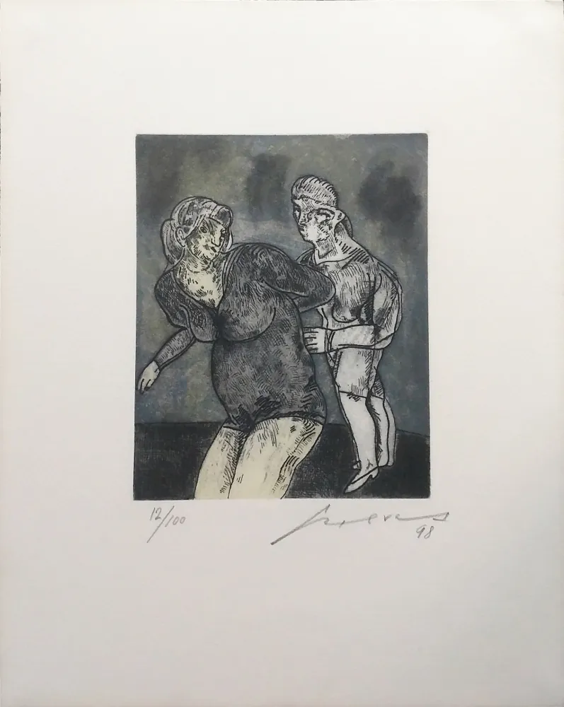 Etching Cuevas - UNKNOWN TITLE