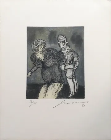 Etching Cuevas - UNKNOWN TITLE
