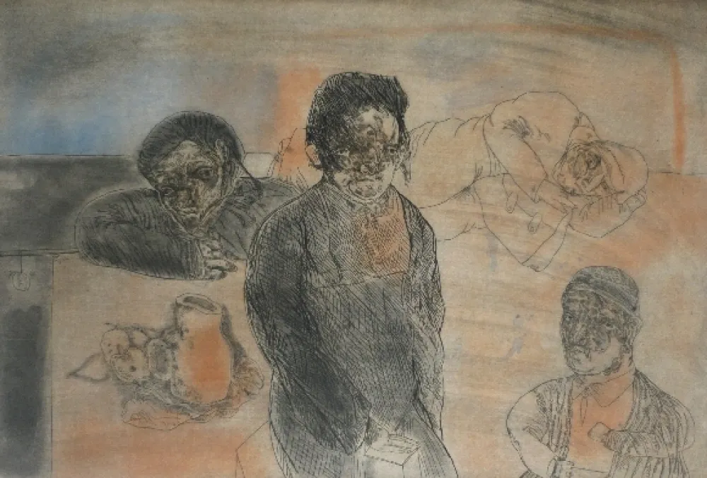 Etching And Aquatint Cuevas - Viaje a Marruecos