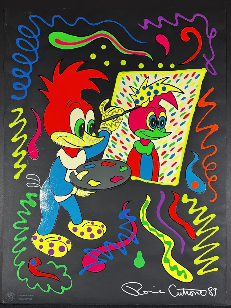 Screenprint Cutrone - Putting on Your Face