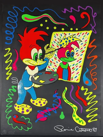 Screenprint Cutrone - Putting on Your Face