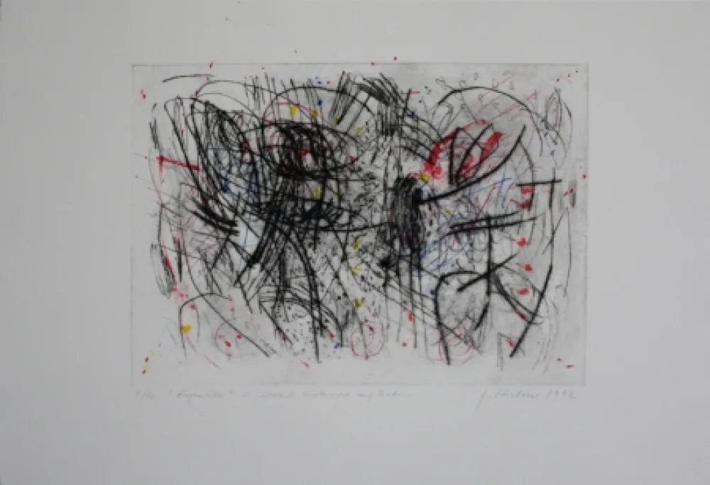 Drypoint Czichon - Gegenüber / Across