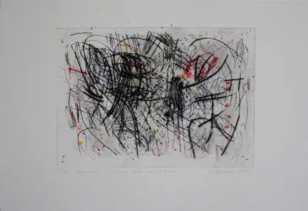 Drypoint Czichon - Gegenüber / Across