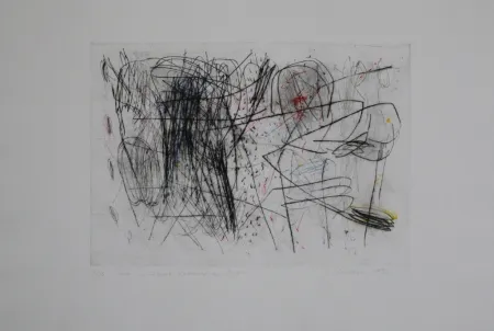 Drypoint Czichon - Geste