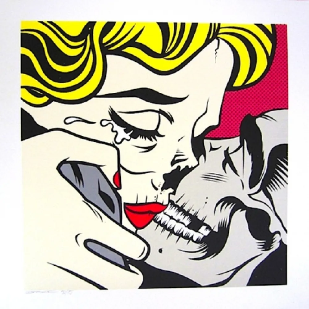 Screenprint D-Face - The Kiss of Death 