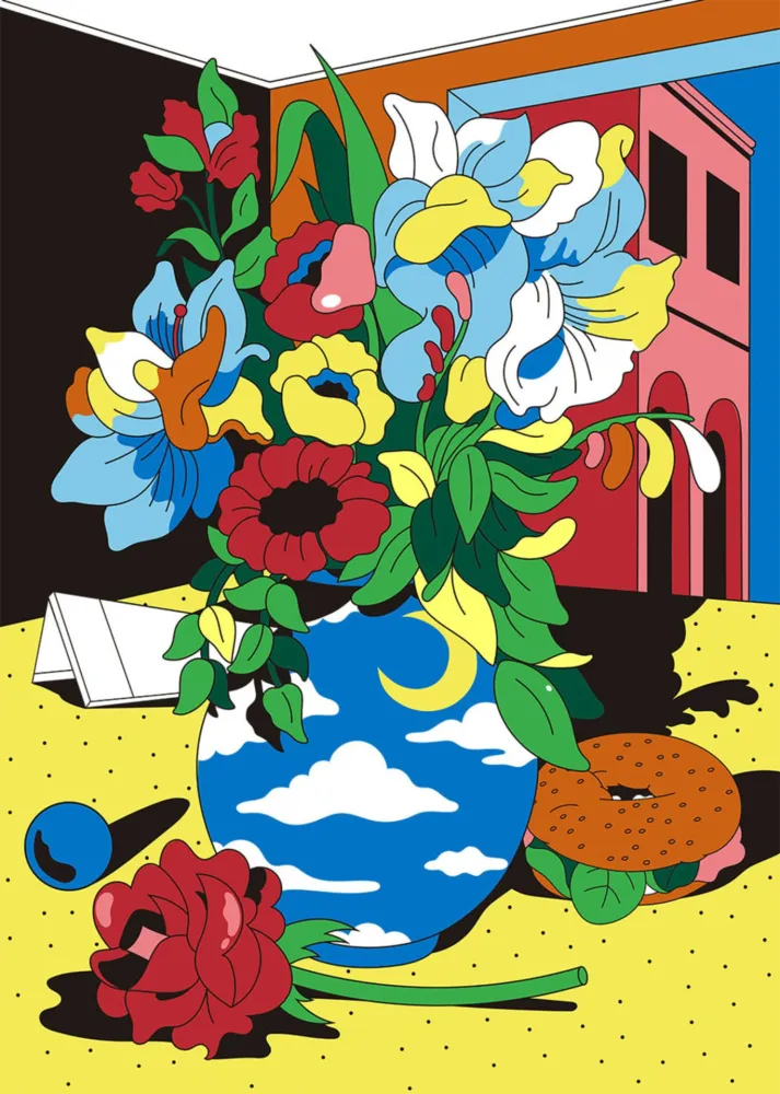 Lithograph Dabs - Double Dream