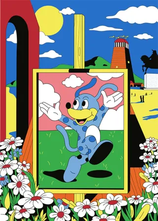 Lithograph Dabs - Metaphysical Departure