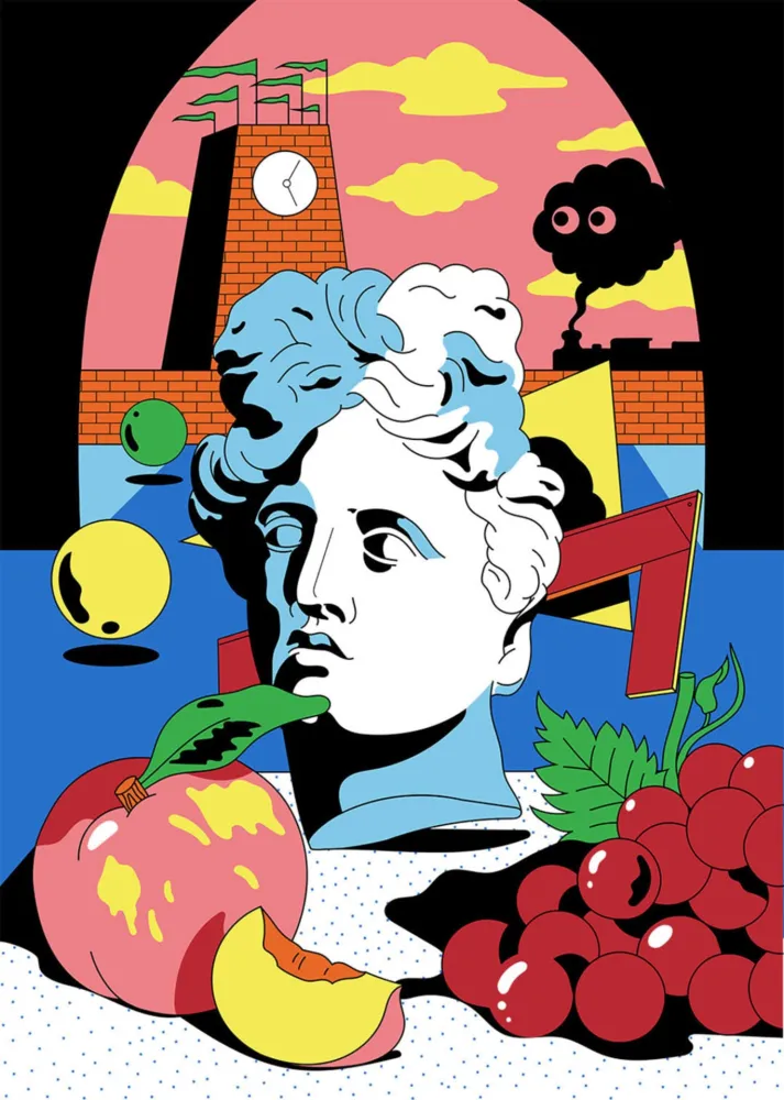 Lithograph Dabs - The Great Destiny