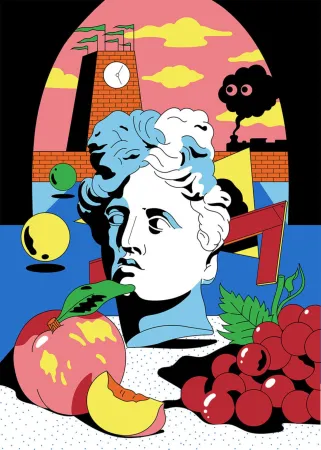 Lithograph Dabs - The Great Destiny